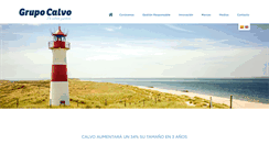 Desktop Screenshot of grupocalvo.com